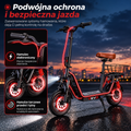 REVO Zenith – Hulajnoga Elektryczna 500 W – Zasięg do 35 km – Bateria 36 V 7,5 Ah – Koła 12″ – Z Siodełkiem