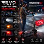 REVO Vector – Hulajnoga Elektryczna – Moc Maks. 1100 W – Zasięg do 70 km – Bateria 48 V / 13 Ah – Opony 10″ – Amortyzacja & NFC