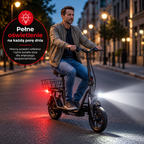 REVO Zenith – Hulajnoga Elektryczna 500 W – Zasięg do 35 km – Bateria 36 V 7,5 Ah – Koła 12″ – Z Siodełkiem