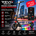 REVO Voltis – Hulajnoga Elektryczna 250 W – Zasięg do 25 km – Bateria 36 V / 5,2 Ah – Opony 8″