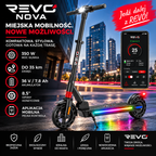 REVO Voltis – Hulajnoga Elektryczna 250 W – Zasięg do 25 km – Bateria 36 V / 5,2 Ah – Opony 8″