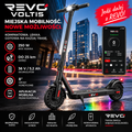 REVO Voltis – Hulajnoga Elektryczna 250 W – Zasięg do 25 km – Bateria 36 V / 5,2 Ah – Opony 8″